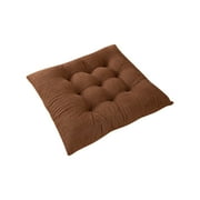 SDJMa Non Slip Gel Memory Foam Chair Cushions for Tailbone Pain Relief, Tufted Stain Resistant Thicken Durable Seat Pad Cushion for Kitchen, Dining Room, Office, Patio Chairs (15.7 Inch)